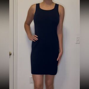 DKNY Navy Blue Sweater Mini Dress